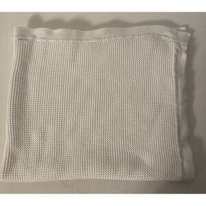 Vintage 2014 Circo White Sweater Knit Baby Blanket Target